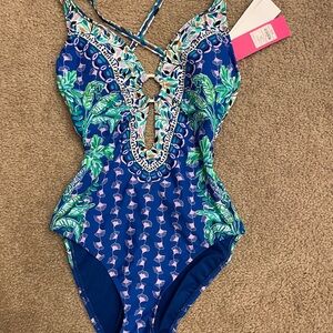 Lilly Pulitzer blue grotto Swimsuit